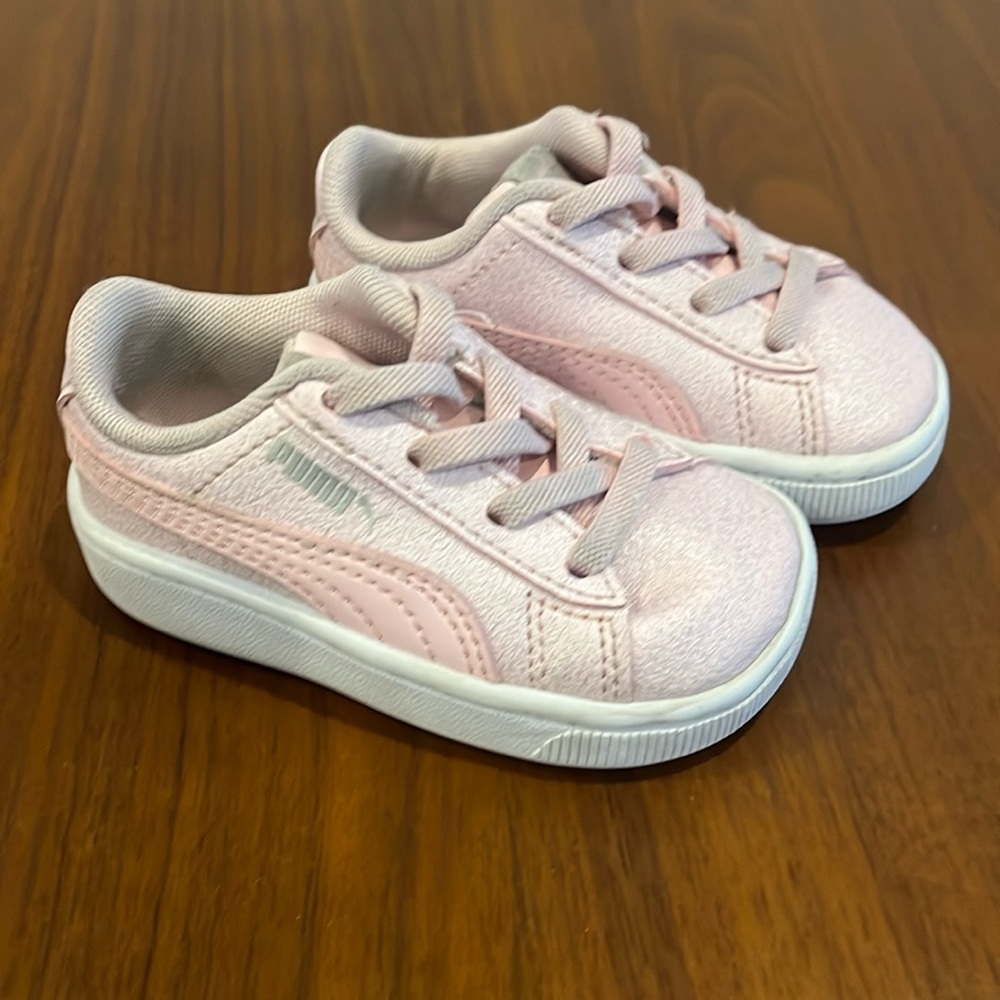 Puma pink toddler sneakers